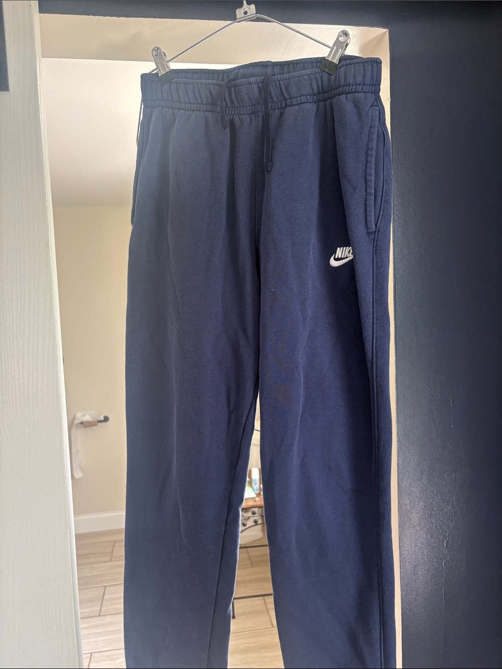 Nike Kids' Navy Blue Fleece Joggers